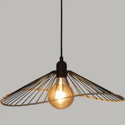 Luminaires|ATMOSPHERA Suspension en métal noir 45 cm