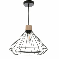 Luminaires|DECLIC HOME Suspension filament métal noire