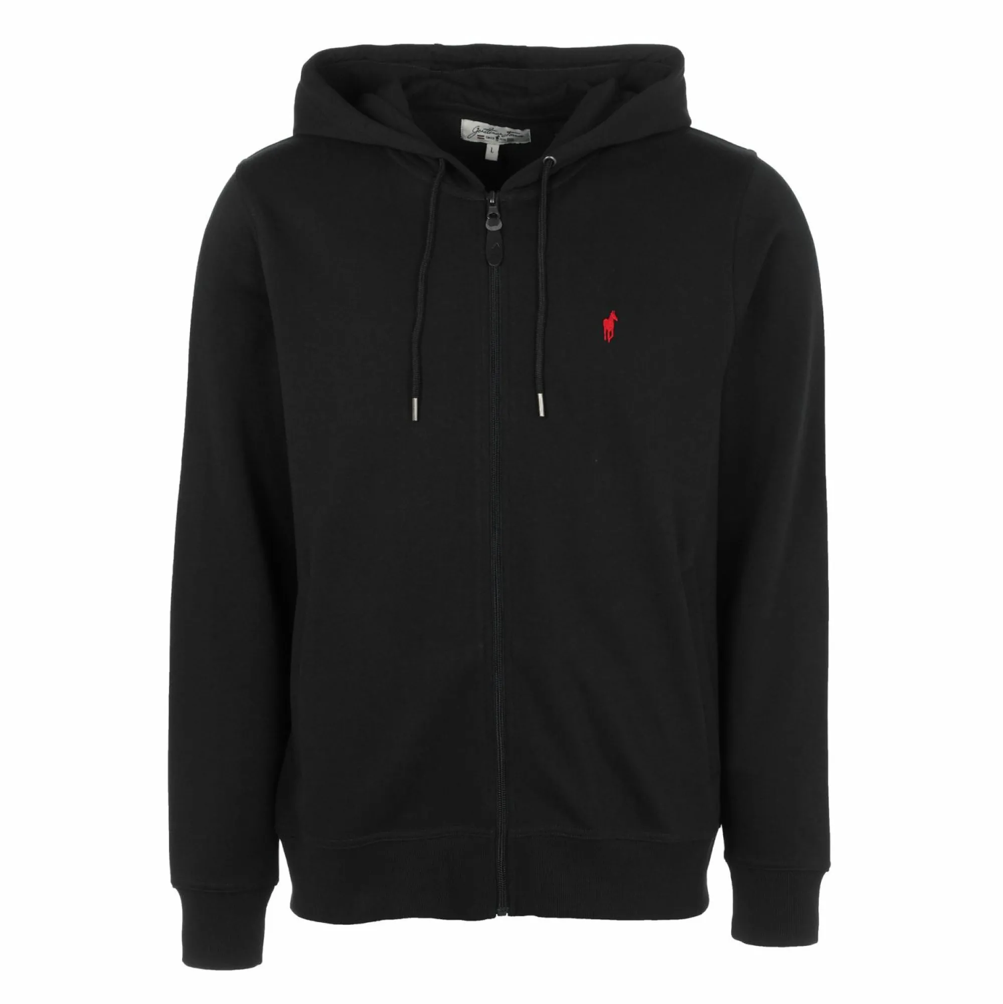 Hauts|GENTLEMAN FARMER Sweat zippé broderie à capuche et poches latérales