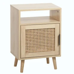 Mobilier|DECLIC HOME Table de chevet en cannage