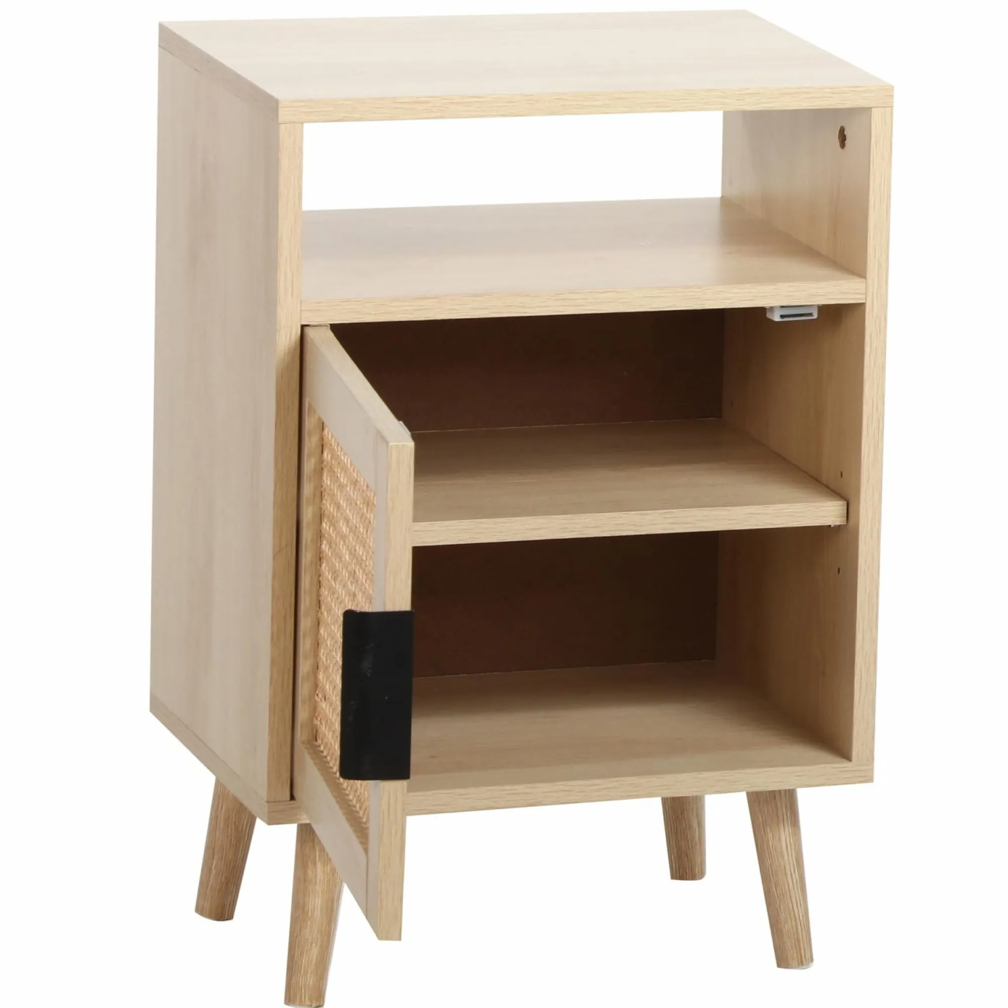 Mobilier|DECLIC HOME Table de chevet en cannage