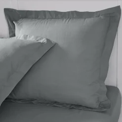 Linge De Chambre|Stokomani Taie d'oreiller gris anthracite 63x63cm