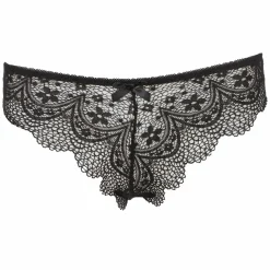 Lingerie Et Vêtements De Nuit|MANOUKIAN Tanga / shorty en dentelle noir