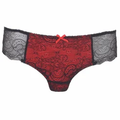 Lingerie Et Vêtements De Nuit|MANOUKIAN TANGA / SHORTY NOIR ROUGE