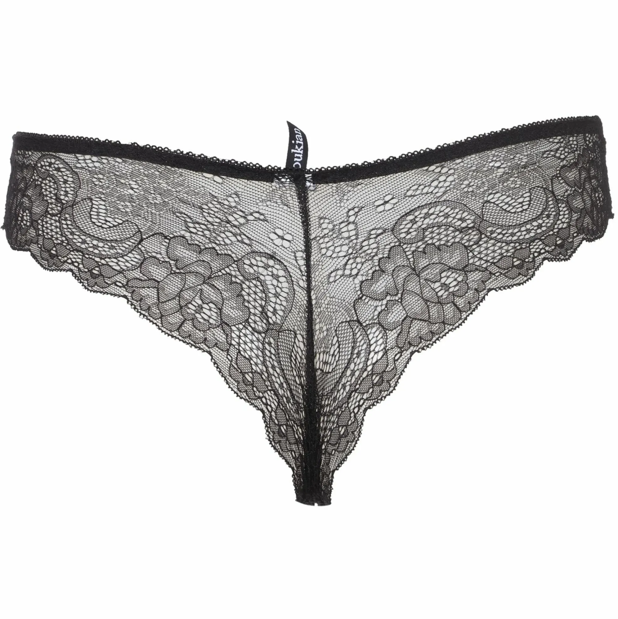 Lingerie Et Vêtements De Nuit|MANOUKIAN TANGA / SHORTY NOIR ROUGE