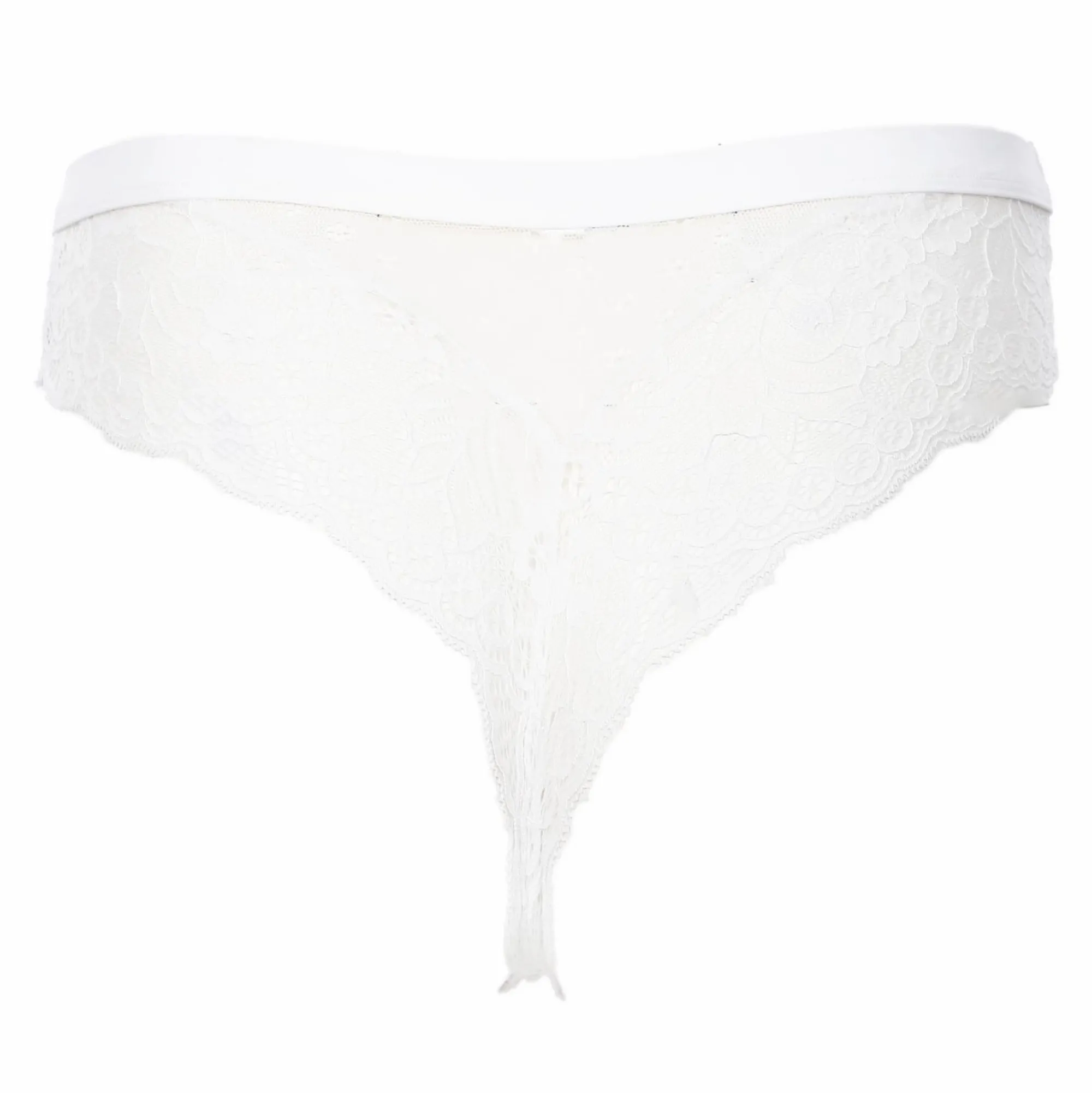 Lingerie Et Vêtements De Nuit|LA CITY TANGA IVOIRE Blanc