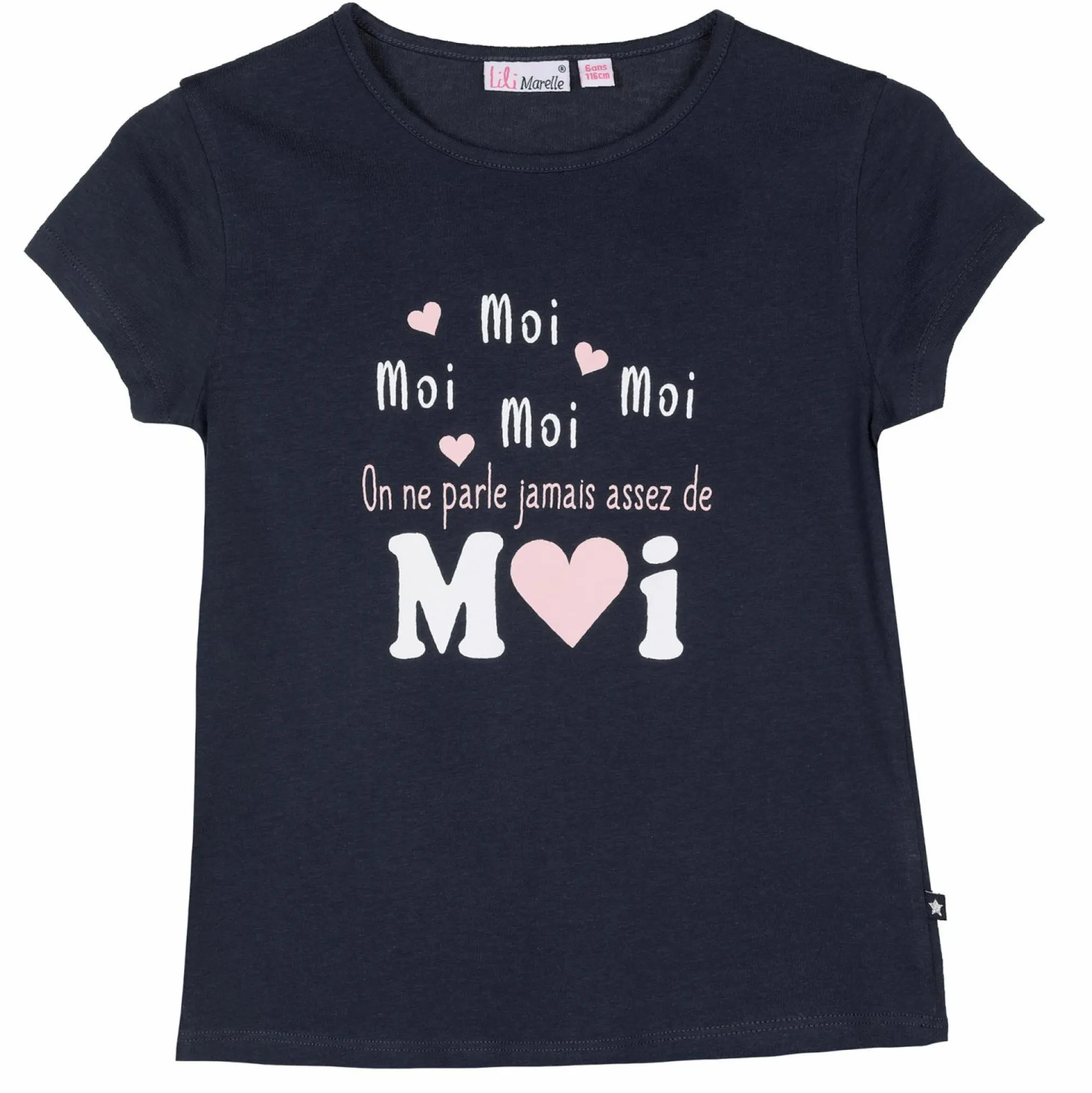 Hauts|LILI MARELLE TEE SHIRT MANCHES COURTES 8/12A