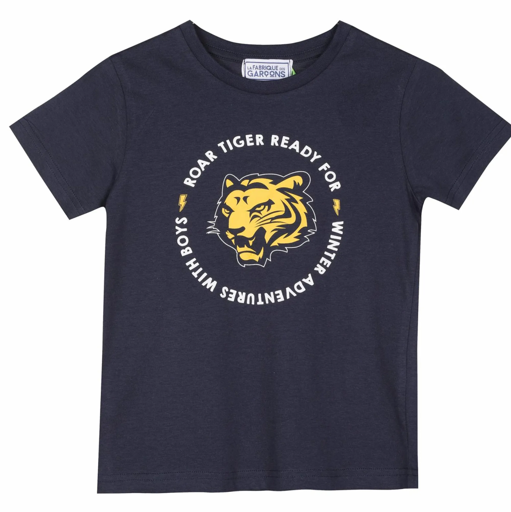 Hauts|LA FABRIQUE DES GARCONS TEE SHIRT MC AVEC ANIMATION 3/6A
