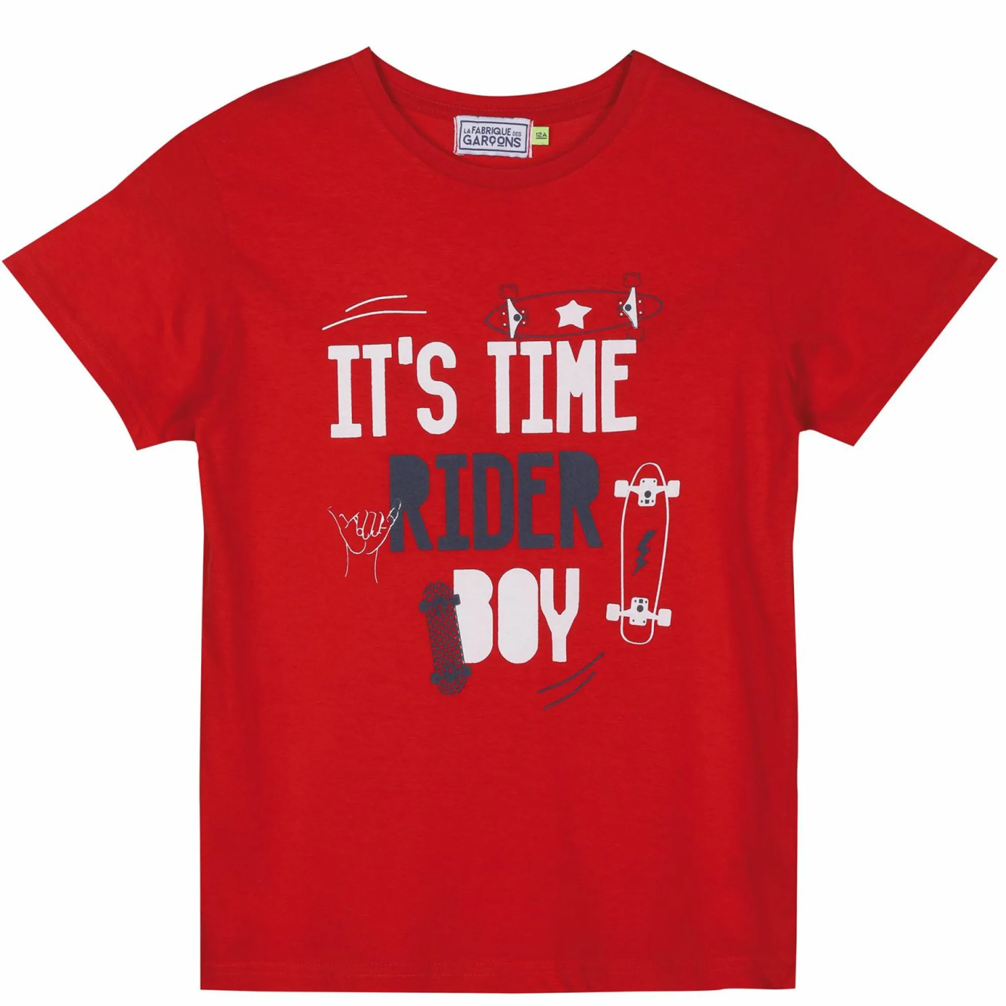 Hauts|LA FABRIQUE DES GARCONS TEE SHIRT MC AVEC ANIMATION 3/6A