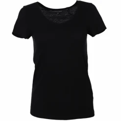 Hauts|ANNA KAREL Tee-shirt manches courtes col V