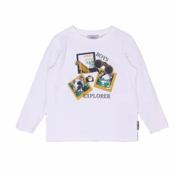 Hauts|LA FABRIQUE DES GARCONS Tee-shirt manches longues avec animation 3/6 ans