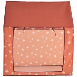 Mobilier|DECLIC HOME Tente pour enfant imprimée étoiles avec large porte