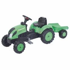 De 2 À 4 Ans|Jouet|FALK Tracteur à pédales et remorque