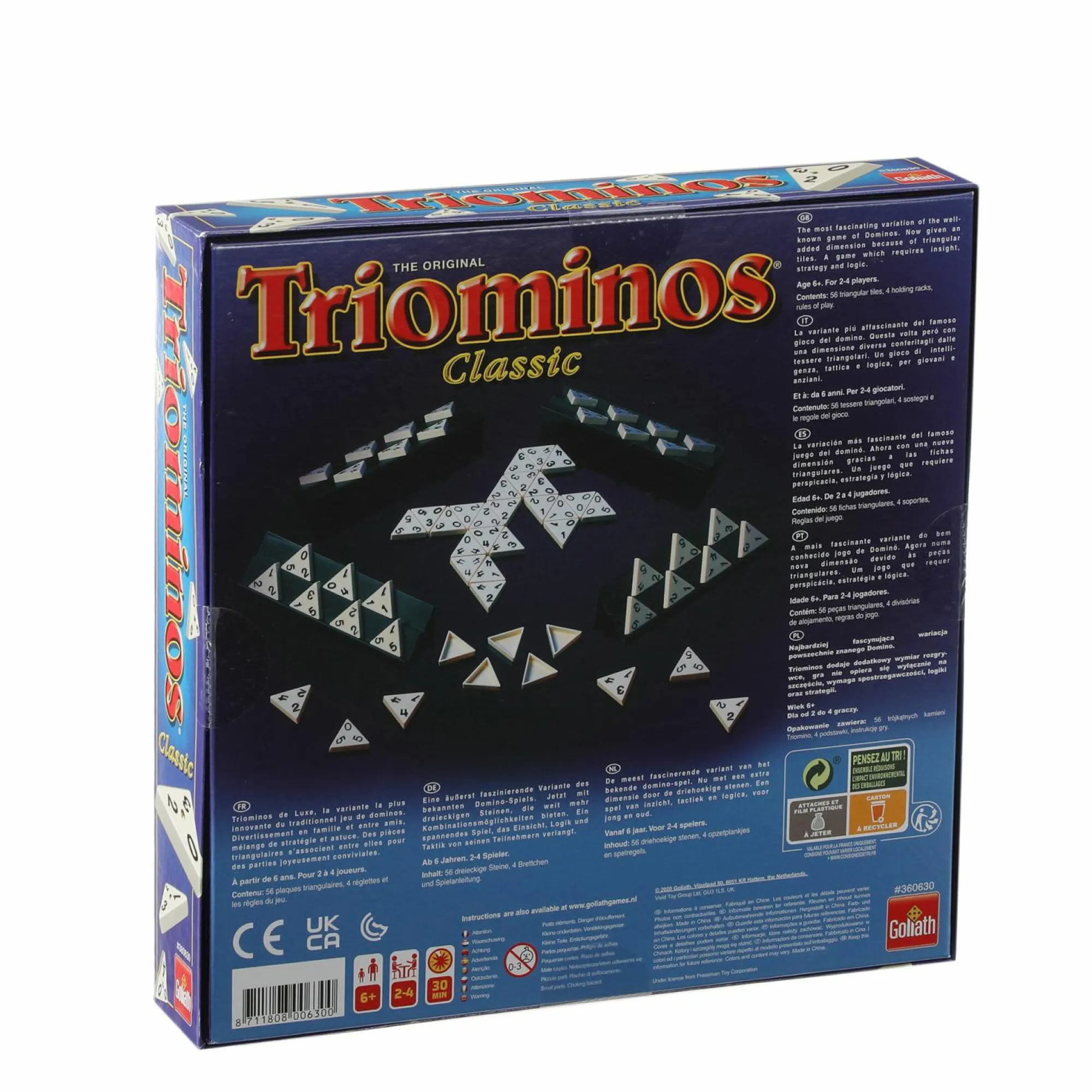Jouet|Jeux De Société|GOLIATH Triominos classique