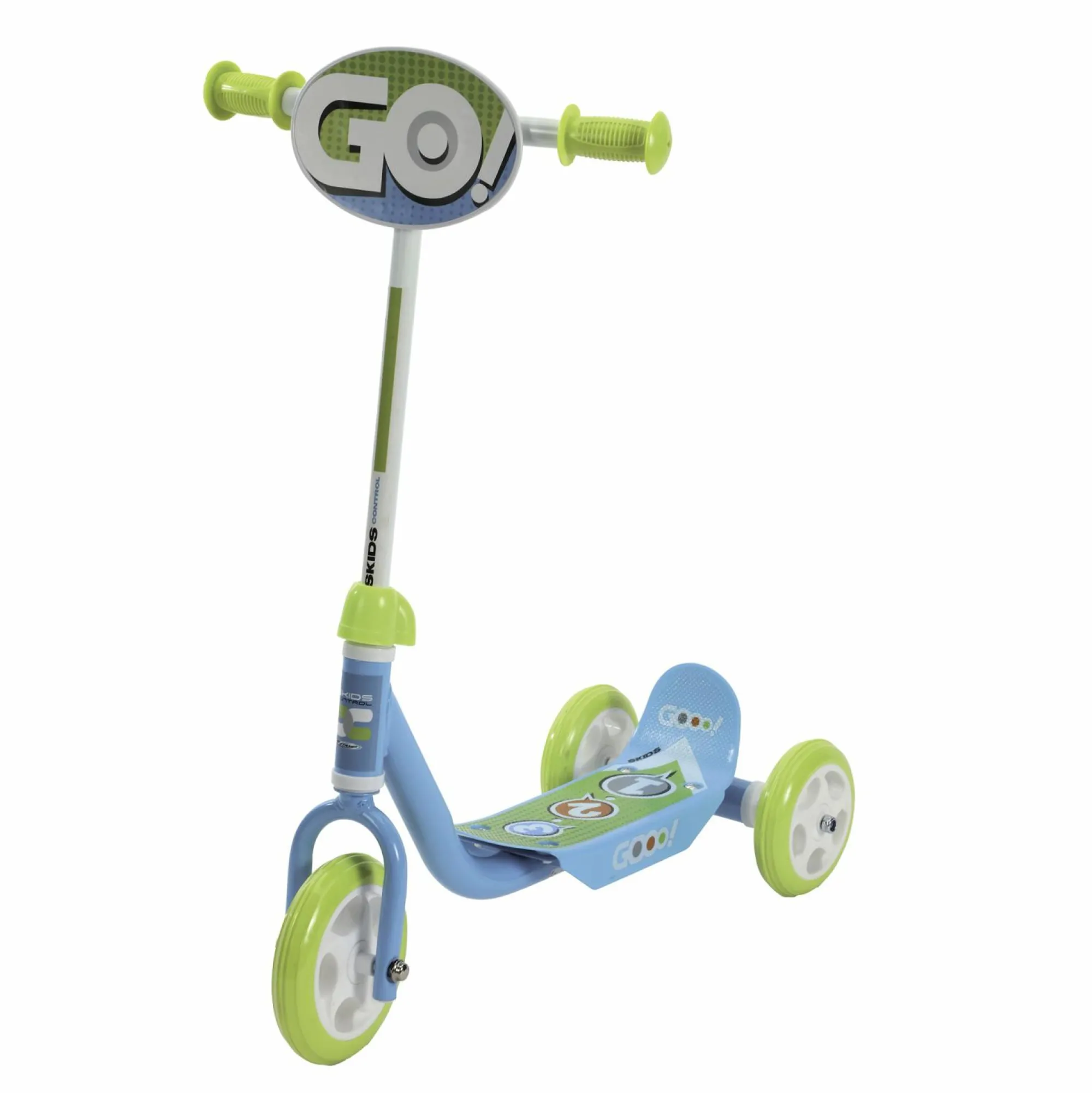 Jouet|Jeux De Plein Air|STAMP Trottinette 3 roues bleue