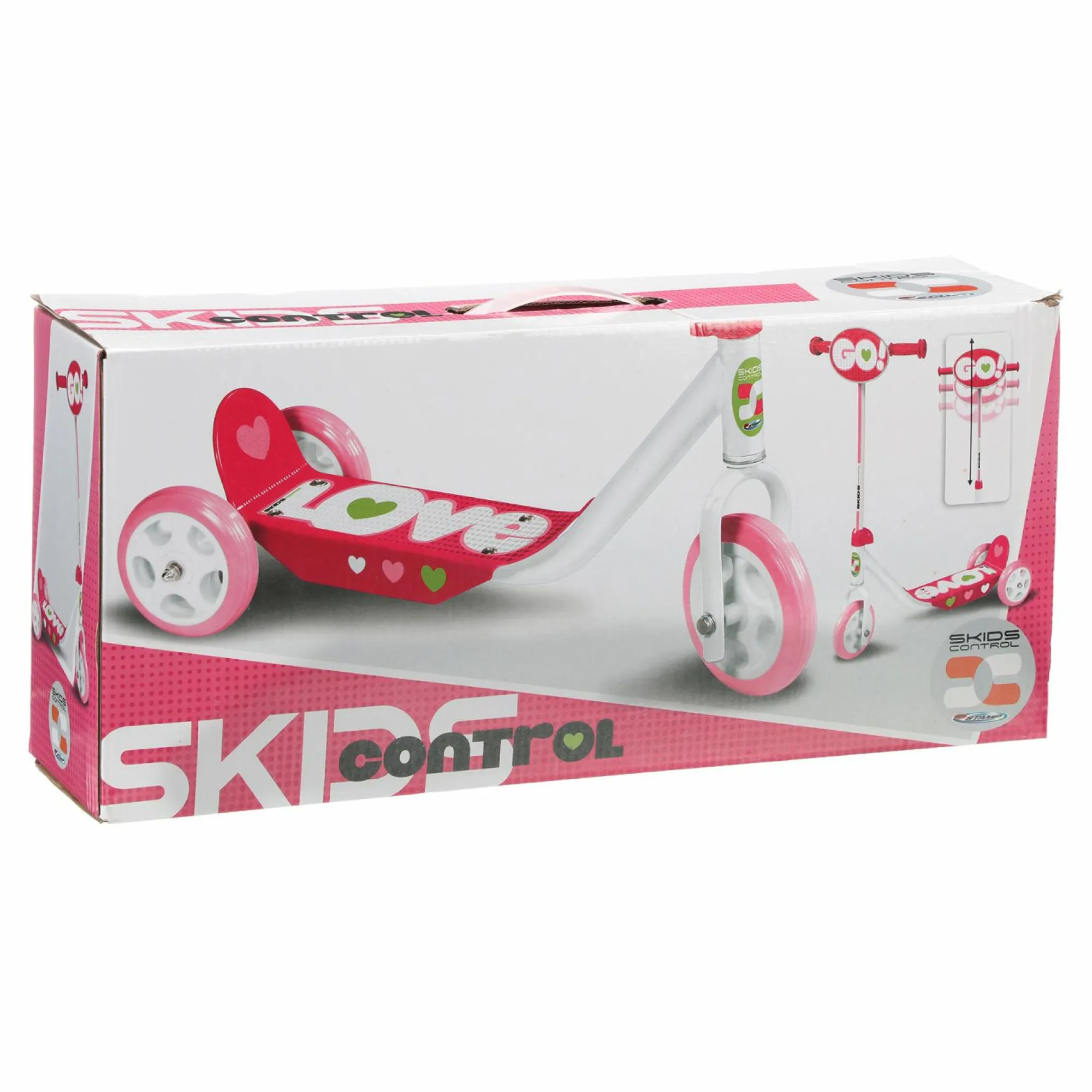 Jouet|Jeux De Plein Air|STAMP Trottinette 3 roues rose