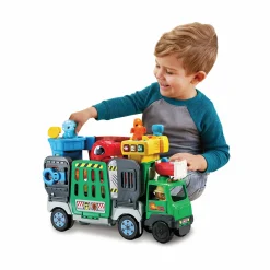 Jouet|De 0 À 24 Mois|VTECH TUT TUT Copain super camion SOS Dinos