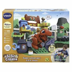 Jouet|De 0 À 24 Mois|VTECH TUT TUT Copain super camion SOS Dinos