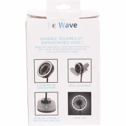 Hightech Et Multimédia|Stokomani Ventilateur Led 2 en 1 chargeur à induction