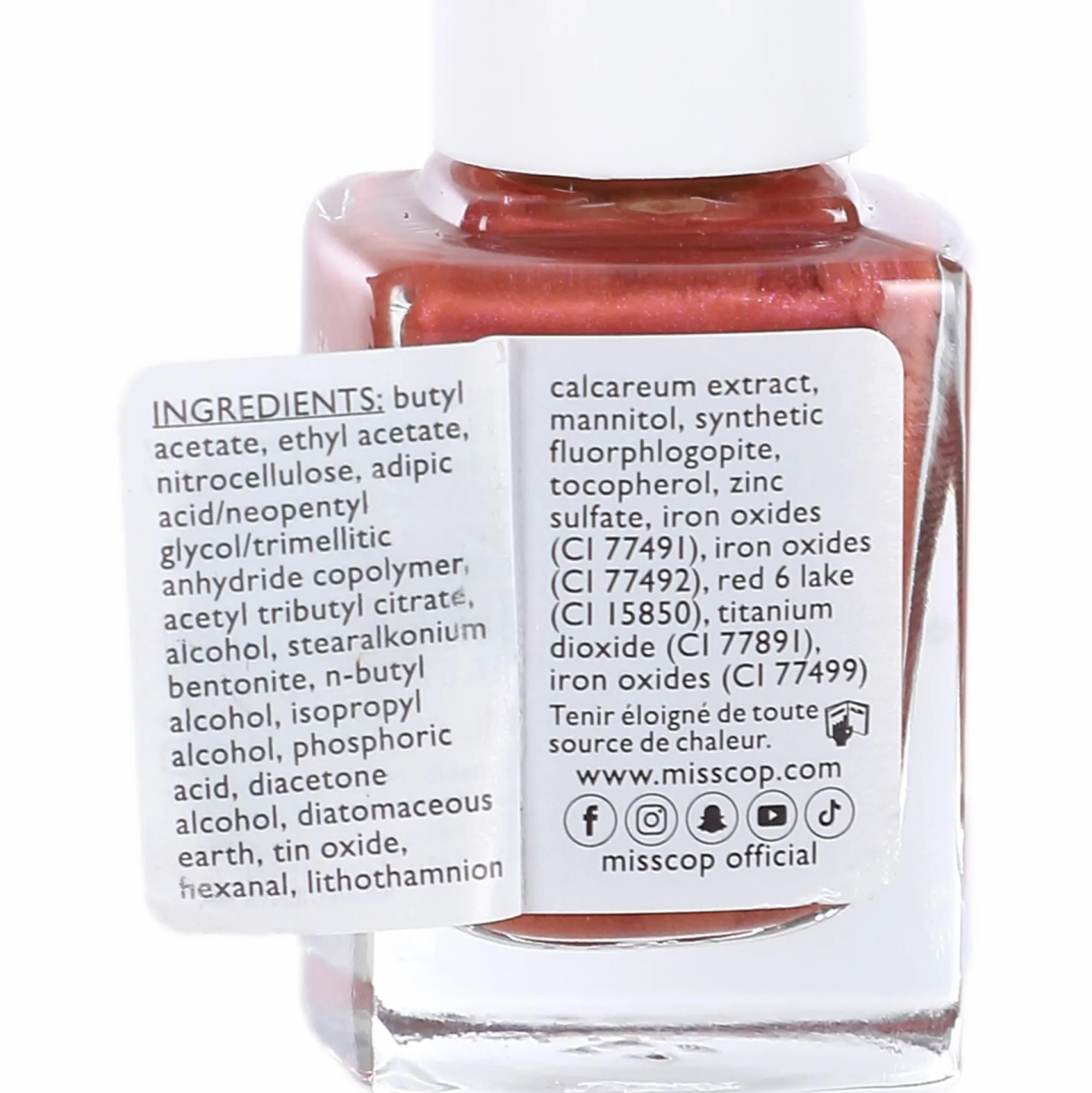 Maquillage Et Ongles|MISS COP Vernis à ongle vieux rose nacré