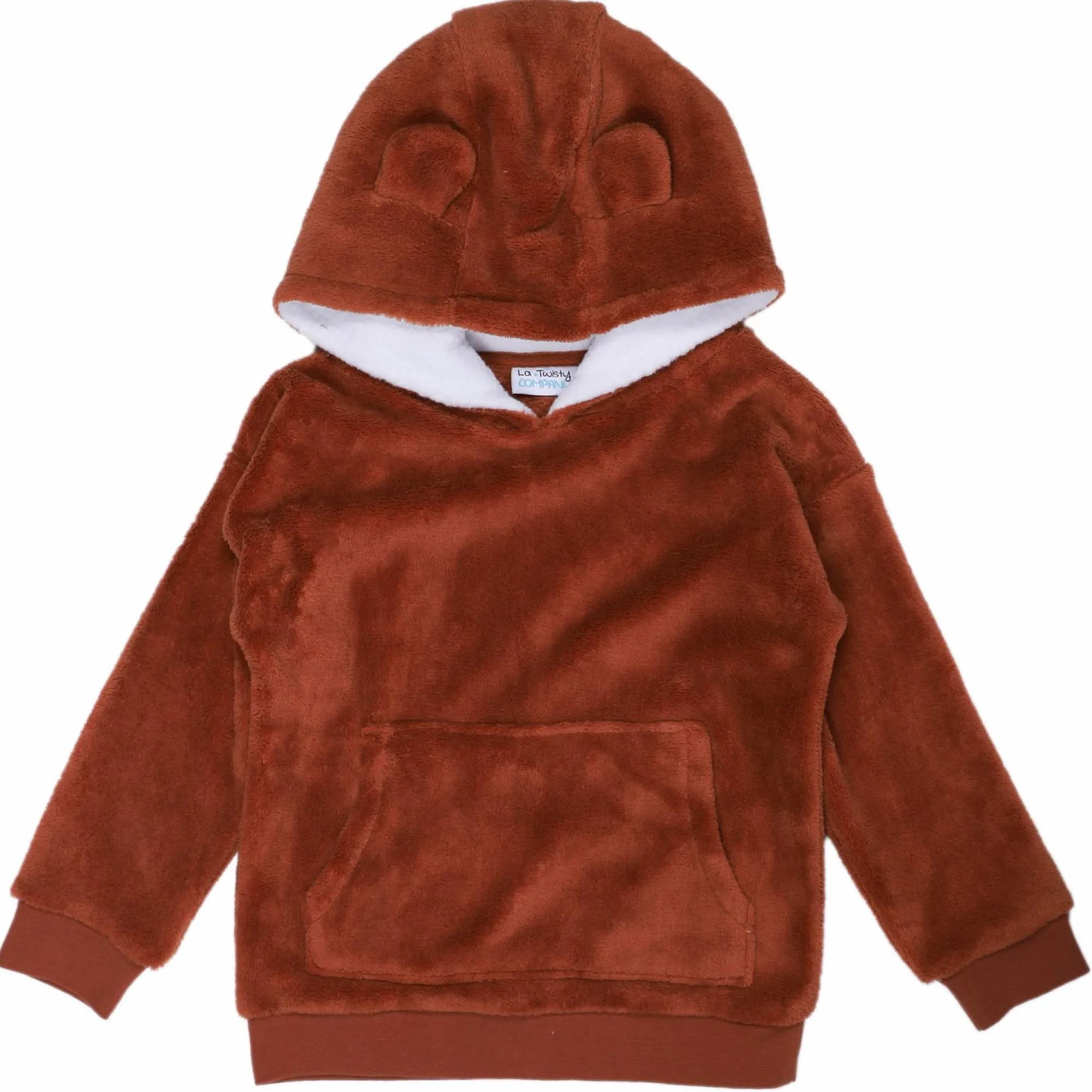 Sous-Vêtements Et Vêtements De Nuit|LA TWISTY COMPANY Veste à capuche coral fleece 4/12 ans