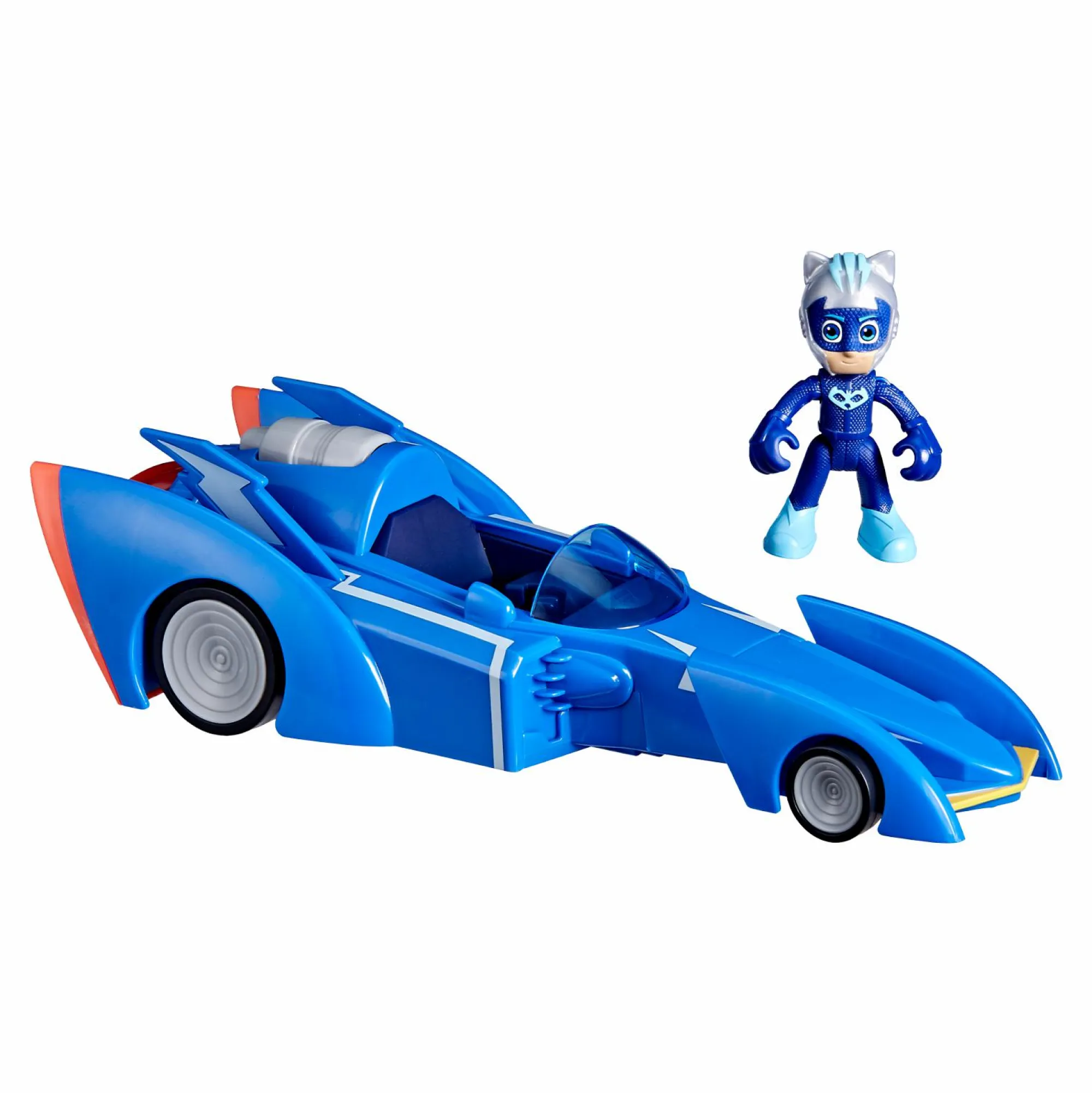 Jouet|De 2 À 4 Ans|PYJAMASQUES Voiture Vroomerang et figurine yoyo 7.5 cm