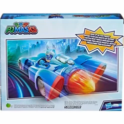 Jouet|De 2 À 4 Ans|PYJAMASQUES Voiture Vroomerang et figurine yoyo 7.5 cm